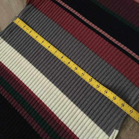 NWOT Retro Striped Shirt Dress - Picture 10 of 16